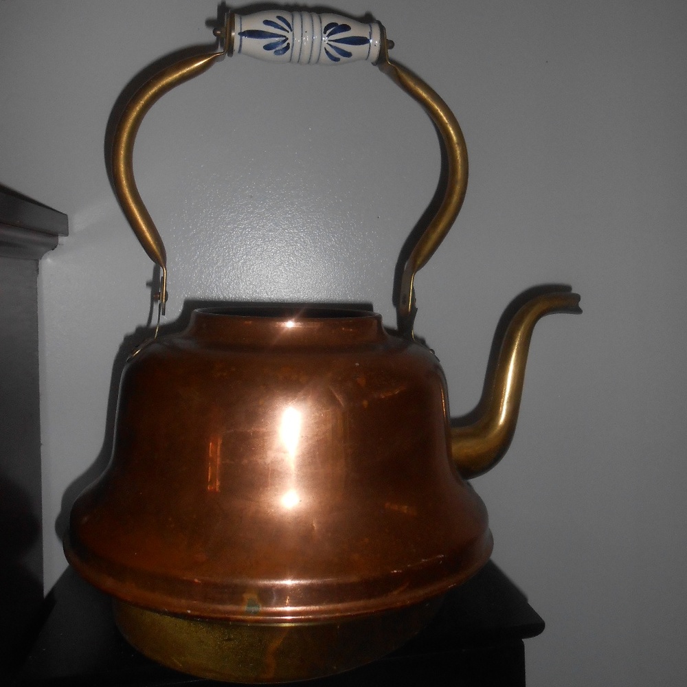 giant 16'' copper teapot